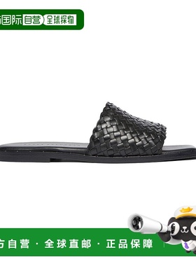 自营freda salvadorFR 274 DA SALVADOR可可皮革凉鞋-黑色 美国奥