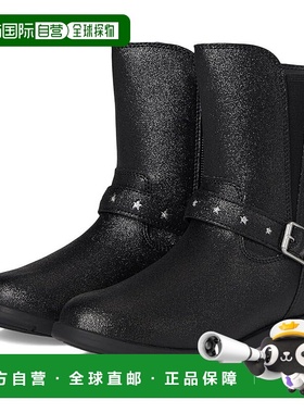 自营Stride Rite SR Lizz CG039002 Boot Kids  Black Leather Mi