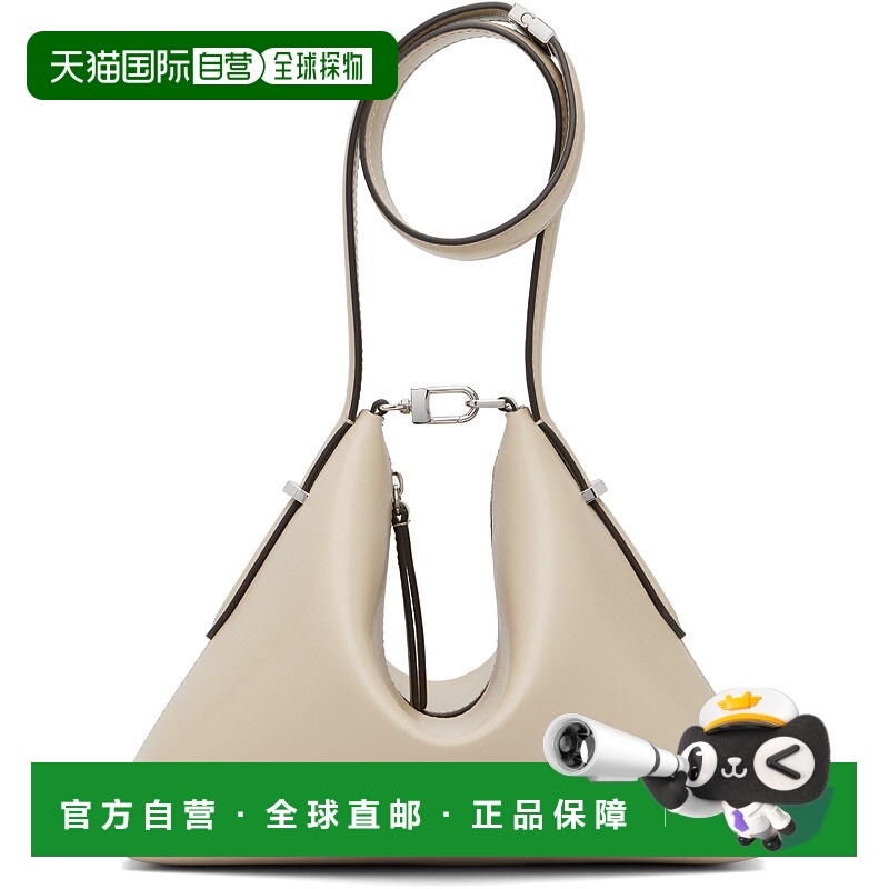 1h可退香港直邮潮奢 TOTÊME女士灰褐色 Bevel Leather手提包