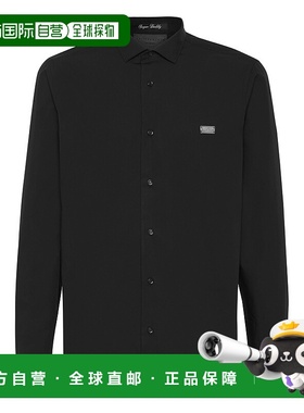 自营 philipp plein衬衫 Sugar daddy 骷髅钻 - 黑色 美国奥莱直