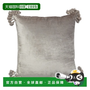 自营 roselliRaj Terracotta 天鹅绒枕头 - 蓝色 美国奥莱直发