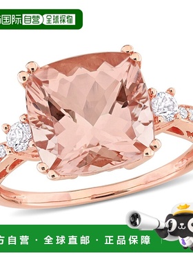 自营 Mimi & Max 4 1/3 克拉 TGW 创作白色蓝宝石摩根石和钻石点