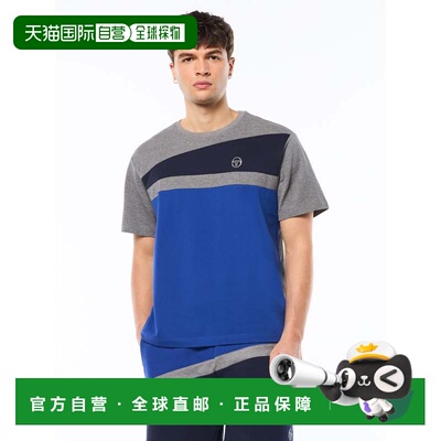 自营sergio tacchiniSharp时尚t恤-深群青 美国奥莱直发