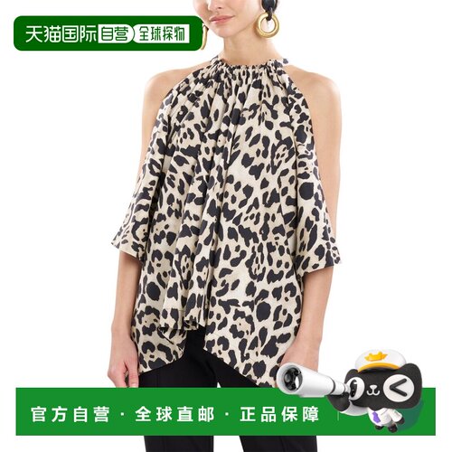 自营Natori Jaguar Handkerchief Top - brown 美国奥莱直发上衣