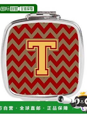 自营 Carolines Treasures CJ1048-TSCM 字母 T 雪佛龙石榴正品