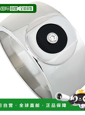 自营 Charriol 纯银钻石和缟玛瑙戒指 - 多 美国奥莱直发