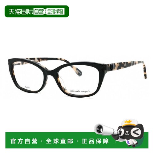 自营kate spadeARABELLE 0TCB 00 Black/White Havana 51mm - bla