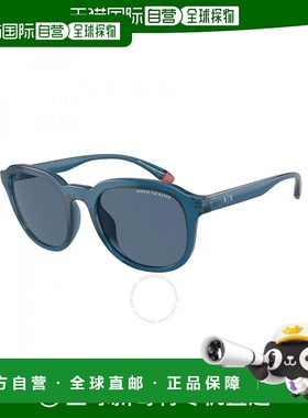 1h可退 美国直邮ArmaniExchange蓝色幻影男士太阳镜AX4129SU81878