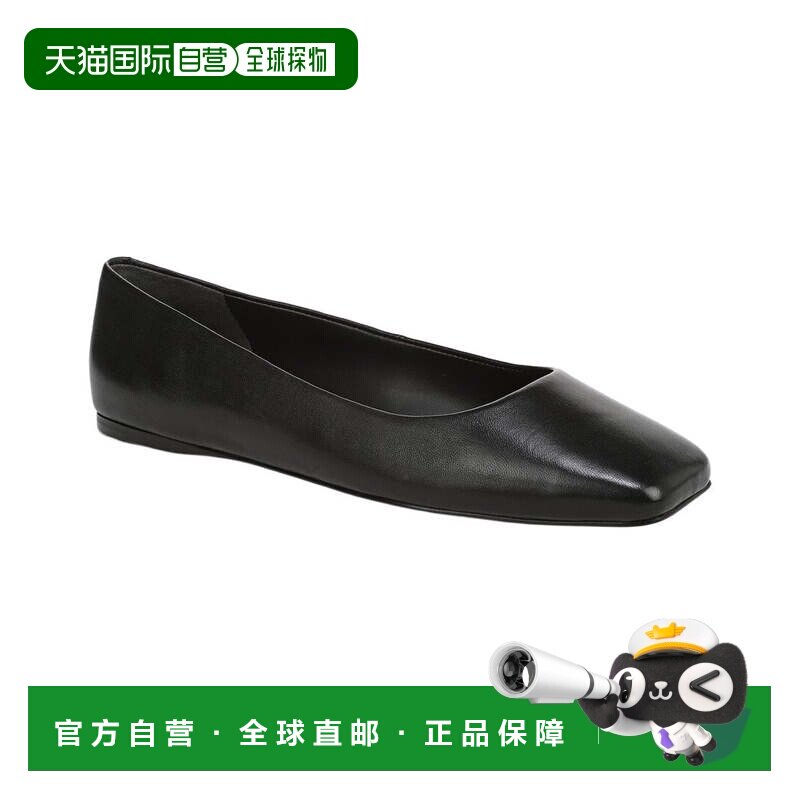 自营Franco Sarto Flxamaya皮革撇渣器-黑色 美国奥莱直发女鞋