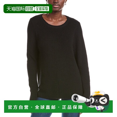 自营 eileen fisher艾琳 费舍尔羊毛套头衫-黑色 美国奥莱直发