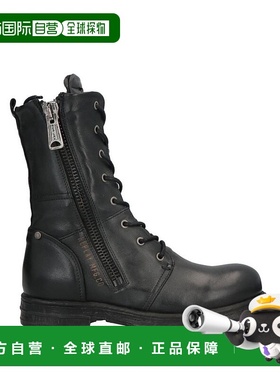 1h可退 【美国直邮】REPLAY 女鞋 时装靴 软真皮系带方跟圆头靴 7