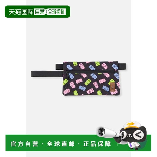 自营deux par deuxPencil Case Black Printed Gummy Bears - bla
