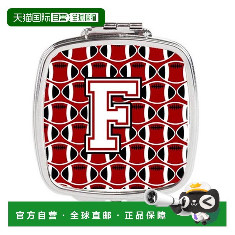 自营 Carolines Treasures CJ1082-FSCM 字母 F 足球红衣主正品