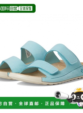 1小时内可退 美国直邮ECCO Cozmo Two Band Luxery Slide Aquatic