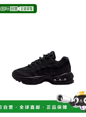 自营 Nike Air Max 95 Recraft皮革黑色/黑色-黑色-无烟煤HQ6364-
