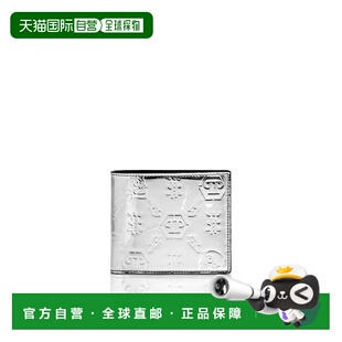 philipp 银色 plein镜面皮革法式 Monogram 美国奥莱 钱包 自营