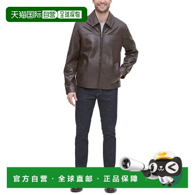 1h可退 【美国直邮】Cole Haan|男士皮夹克，专为梅西百货打造