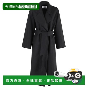 Coat Revers londonBelted 自營harris Black Classic wharf With