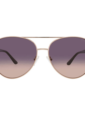 自营Guess Purple Gradient Pilot Ladies Sunglasses GU00158 28