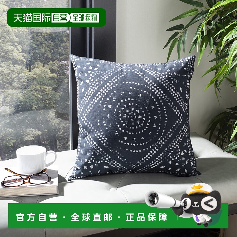 自营 Safavieh Mallory 枕头 - 蓝色 / 白色 美国奥莱直发