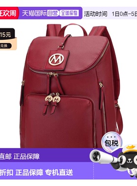自营mia k collectionAngela Large Backpack Vegan Leather by M