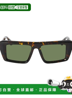 自营 off-white哈特福德灰白色猫眼太阳镜-哈瓦那绿 美国奥莱直发