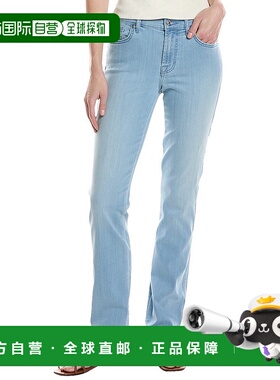 自营 7 For All Mankind Kimmie特卖直筒牛仔裤-蓝色 美国奥莱直