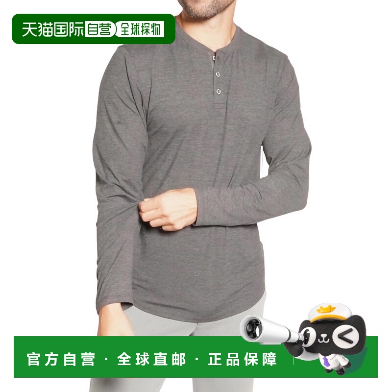 自营 fundamental coast海军蓝长袖亨利上衣-深黑色 美国奥莱直发