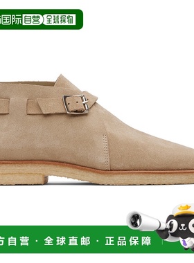 1h可退 香港直邮潮奢 Lemaire 男士 驼色 Buckle Slip On 沙漠靴