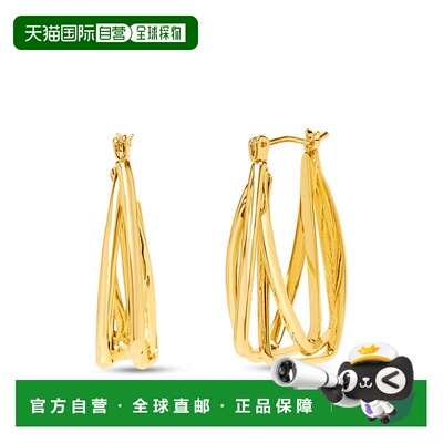 自营Bruno Magli Vittoria Gold Hoop Earrings - gold 美国奥莱