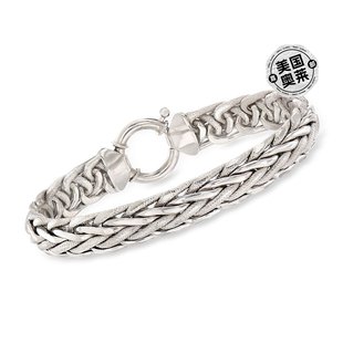 Ross-Simons Wheat-Link Bracelet in Sterling Silver - 7 in 【