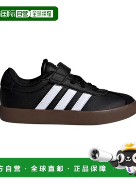 自营Adidas VL Court 3.0 EL Core黑色/云白色核心黑色ID9154学前