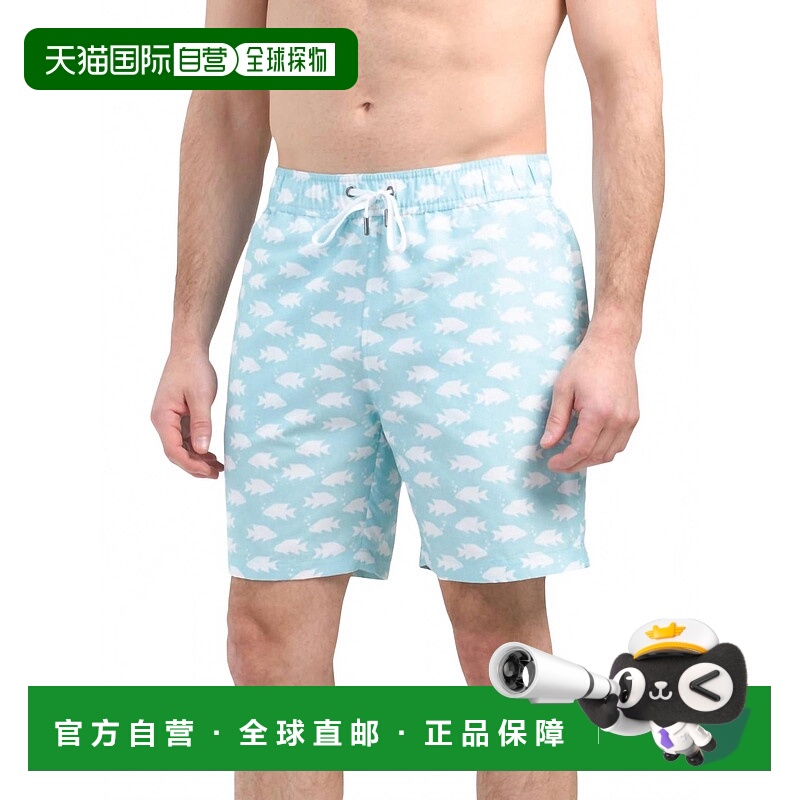 自营oniaDeep Sea Charles Swim Trunks In Agua Multi - agua mu
