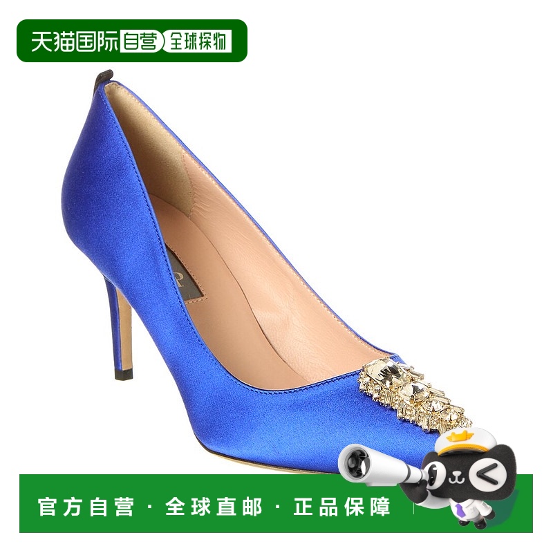 自营 SJP by Sarah Jessica Parker Tempest 70 缎面高跟鞋 - 蓝