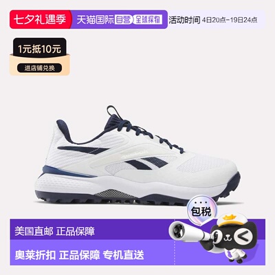 自营Reebok Nano Golf Unisex Shoes - ftwr white/vector navy