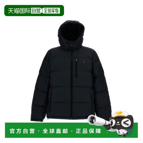自营polo ralph lauren黑色防撕裂Gorham连帽羽绒夹克-黑色 美国