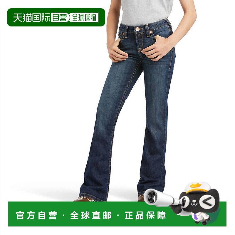 自营 ariat德累斯顿女孩真正的 Vicky 喇叭牛仔裤 - 德累斯顿 美