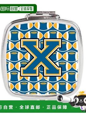 自营 Carolines Treasures CJ1077-XSCM 字母 X 足球蓝色和正品