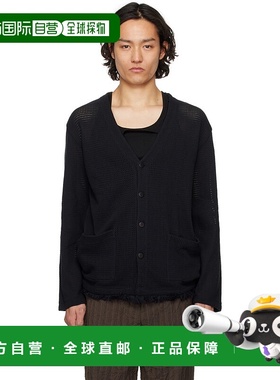 1h可退 香港直邮潮奢 OAS 男士 黑色 Net 开衫 701502 black黑色