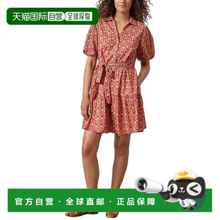 红色 P分层Peplum连衣裙 美国奥莱直发 Lilla 自营