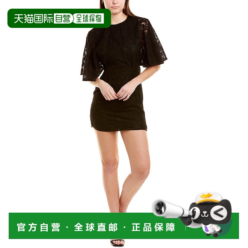 自营Sabina Musayev Sondrine Sheath Dress - black 美国奥莱直