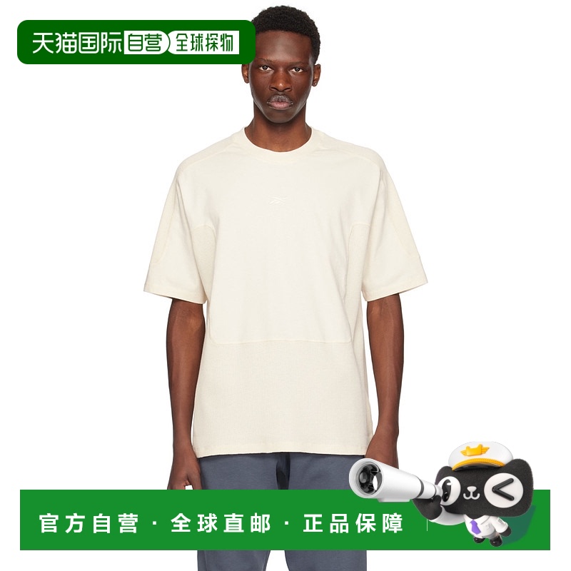 香港直邮潮奢 Reebok 锐步 男士 灰白色 Training T 恤 RMAA002C9
