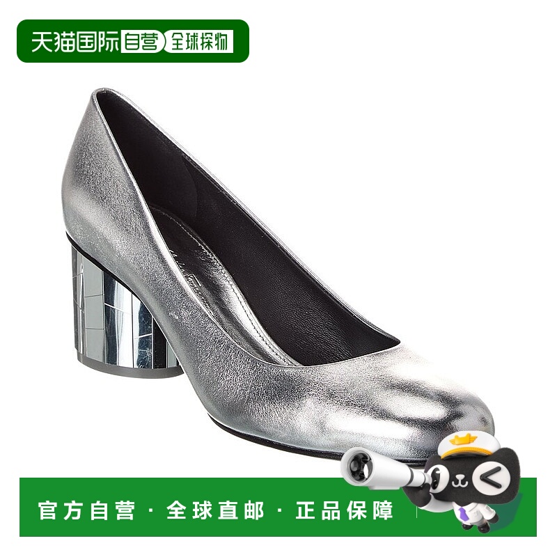 自营salvatore ferragamoFerragamo Farrah Leather Pump - silve