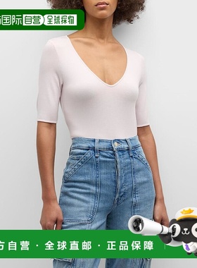 1h可退 【美国直邮】majestic filatures 女士 上装T恤女装针织衫