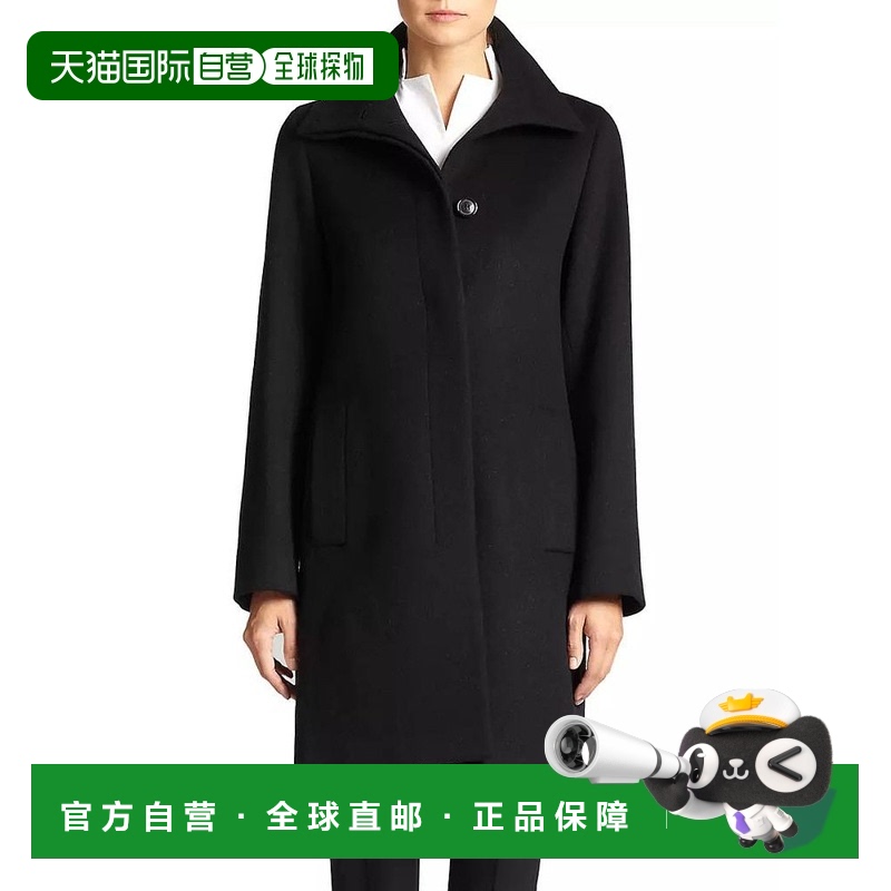 1h可退 【美国直邮】Akris O Neil双层毛呢外套 女装时尚保暖外套