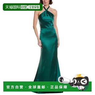 green 自营Rene 美国奥莱直发 Gown Satin Ruiz Stretch