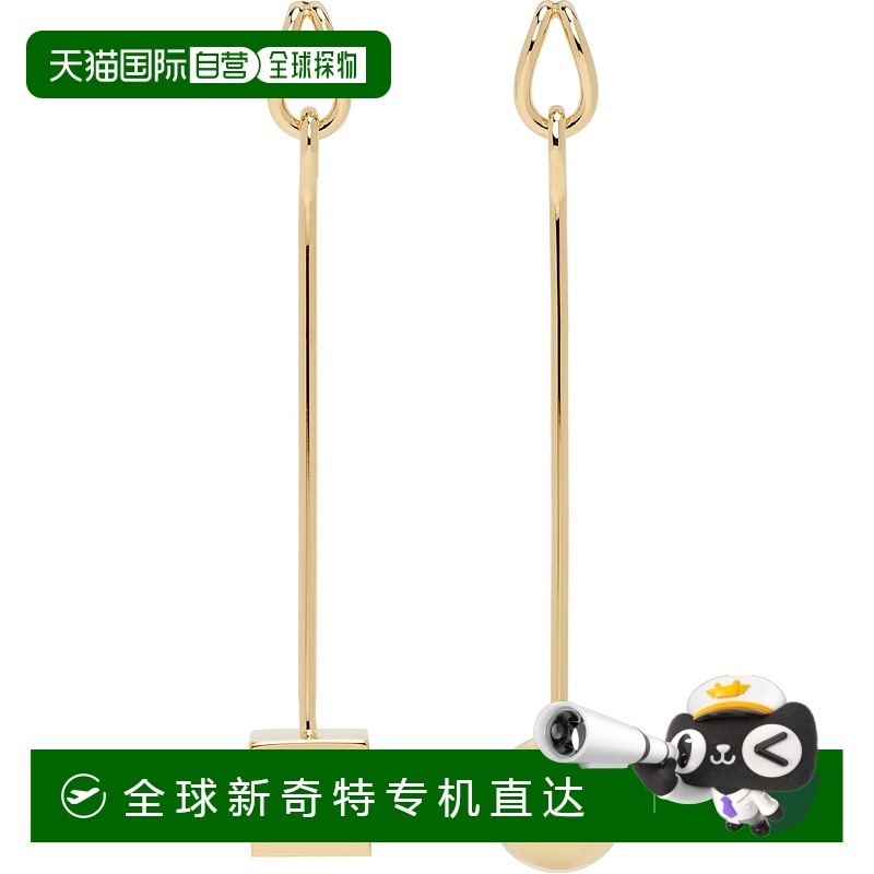 香港直邮潮奢 Jacquemus 女士 金色 Les boucles Nodo 耳坠 24H24