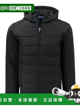 自营 cutter & buckCutter&Buck Evoke混合软壳回收全拉链男士连-