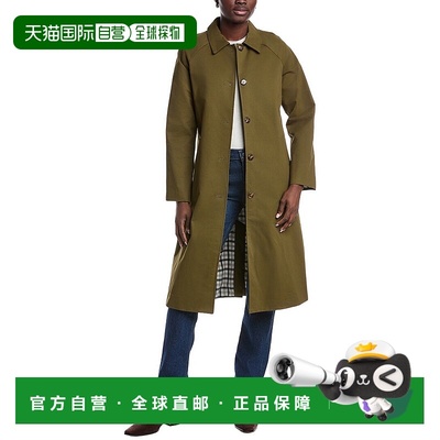 自营ANNA KAY Manchester Trench Coat - Green 美国奥莱风衣直发