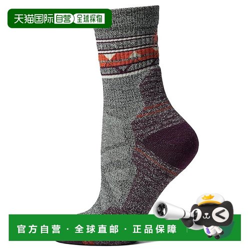 1h可退 香港直邮潮奢 smartwool 女士 Hike Ethno Mid Crew 比赛
